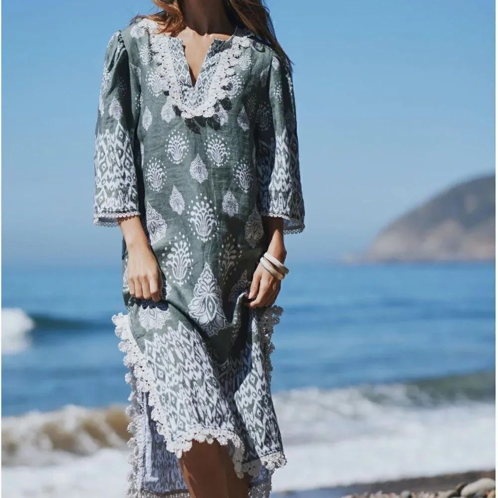 NEW Somi Apparel Anthropologie Javi Tunic Dress in Size UK 12